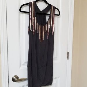 Sequin tunic